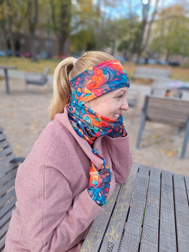 Zimní culíkovka a nákrčník 2v1 - Vřes