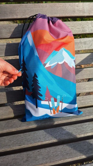 Skins bag - Pytlík na skialpové pásy - Horský lyžař