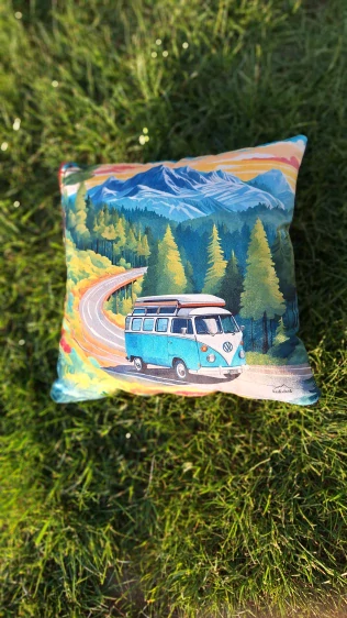 Polštářek - Road trip