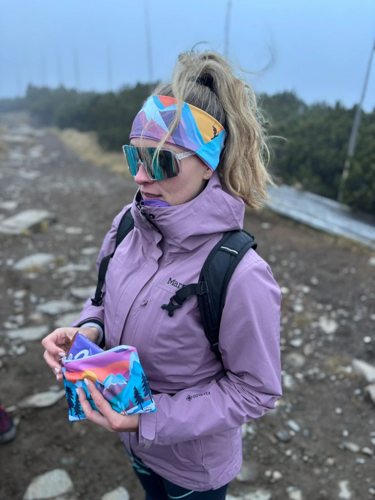 Sportovní čelenka Horský lyžař