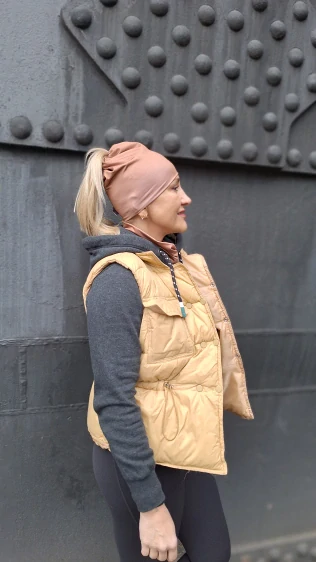 Sportovní jednobarevná culíkovka Mocha