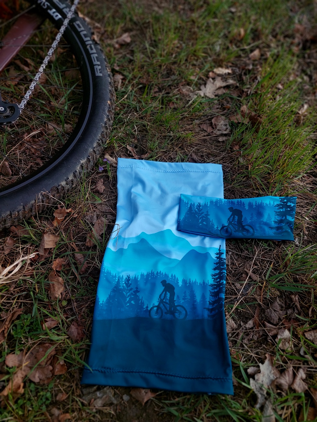 Sportovní nákrčník BIKER - Modrý
