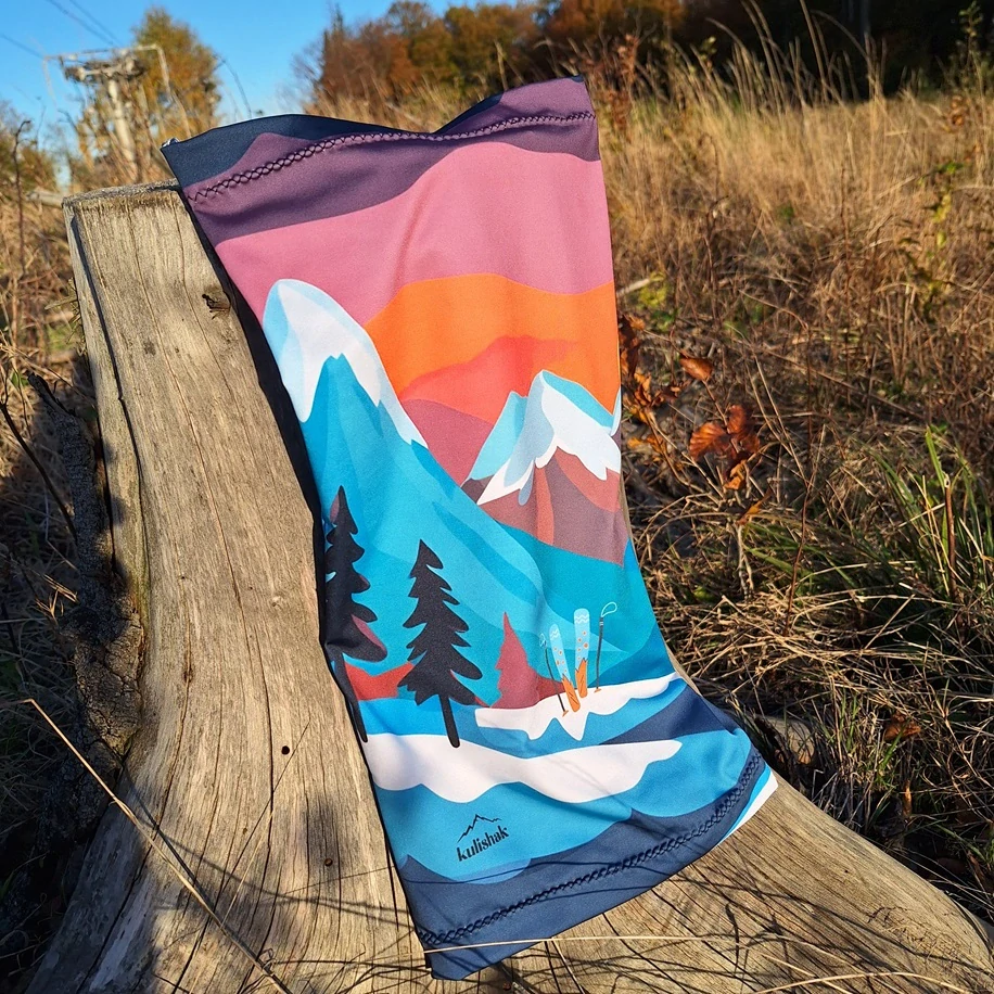 Sportovní nákrčník Horský lyžař