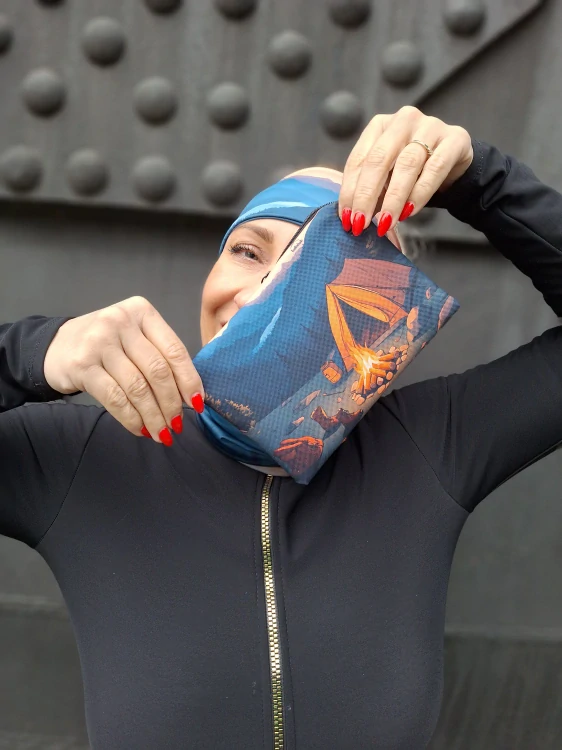 Malá nepromokavá taštička - Night sky