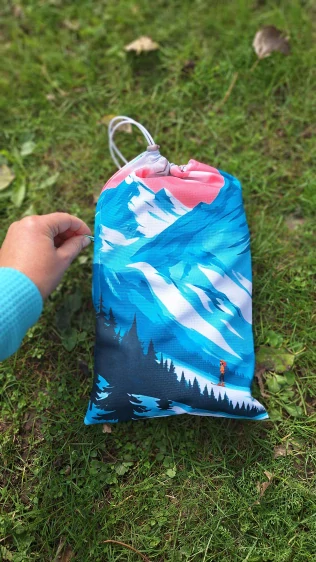 Skins bag - Pytlík na skialpové pásy - Zimní hory