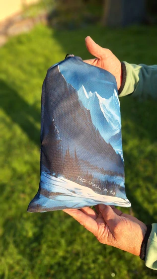 Skins bag - Pytlík na skialpové pásy - Noční hory