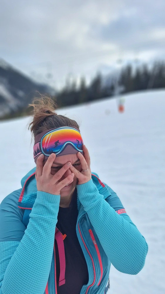 Sportovní čelenka Ski lady