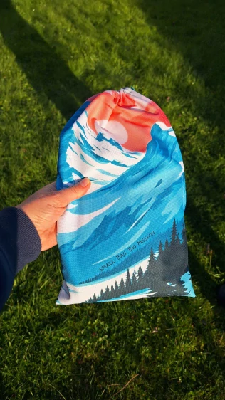 Skins bag - Pytlík na skialpové pásy - Zimní hory