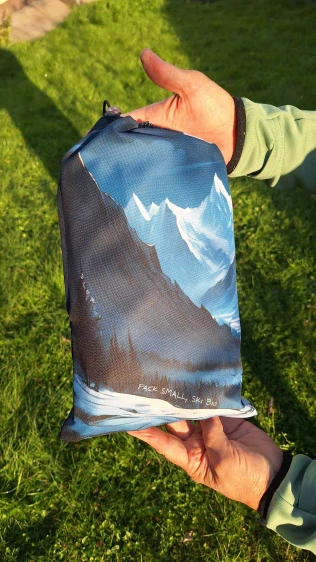 Skins bag - Pytlík na skialpové pásy - Noční hory