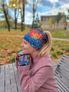 Zimní culíkovka a nákrčník 2v1 - Vřes