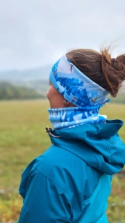 Zimní culíkovka a nákrčník 2v1 - Zimní radovánky