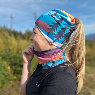 Sportovní nákrčník Horský lyžař