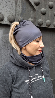 Sportovní jednobarevná culíkovka Šedá