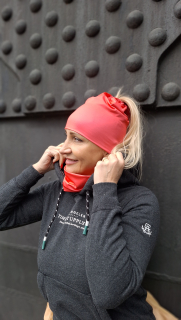 Sportovní jednobarevná culíkovka Peach