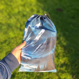 Skins bag - Pytlík na skialpové pásy - Noční hory