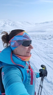 Zimní Sada - Horský lyžař