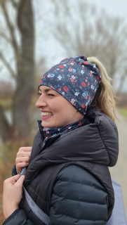 Sportovní culíkovka Červené květy