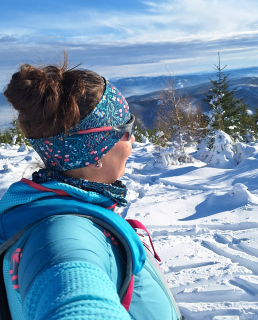 Zimní čelenka Bobule