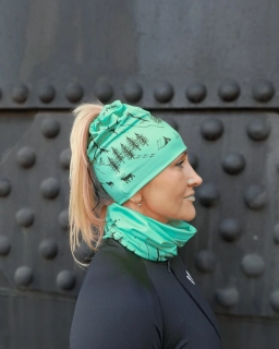 Sportovní nákrčník Horské dobrodružství - Mint